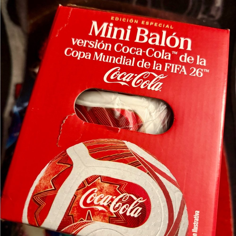 Trionda Coca Cola 4pk With One  Mini Ball Special Edition World Cup Mexico